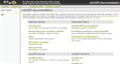 Desktop Screenshot of ndnsim.net